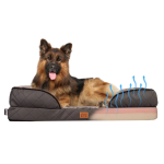 Ortopedický matrac pre psa Golden dog Selfie-Med M – grafitový